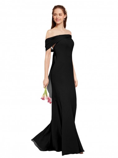 Cheapest Fit and Flare Long Chiffon Prom Dress with Sash and Open Back