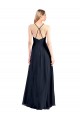 Cheapest Plunging V-Neckline Halter Chiffon Wrap Prom Dress with High Slit