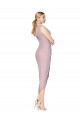 Cheapest Cocktail Length High Low Mermaid Chiffon Wrapped Prom Dress