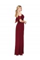 Cheapest Cold Shoulder Long Mermaid Chiffon Prom Dress with Straps