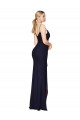 Cheapest Draped Spaghetti Straps Long Chiffon Mermaid Prom Dress
