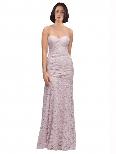 Cheapest Floor Length Long Mermaid Lace Prom Dress with Low Back