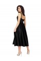 Cheapest Short Square Neck Satin Cocktail Prom Dress / Homecoming Dress with Beading