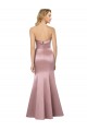 Cheapest Old Hollywood-Inspired Strapless Satin Prom Dress