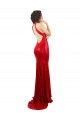 Cheapest Halter High Neck Mermaid Open Back Sequin Prom Dress