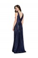 Cheapest Long V-Neck Sparking Sequin Prom Dress with Low V-Back