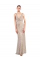 Cheapest Faux Surplice V-Neck Slim Sparkling Sequin Prom Dress