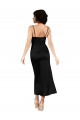 Cheapest Cowl Neck Tea-Length Short Silky Satin Cocktail Prom Dress / Homecoming Dress with Skirt Slit
