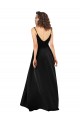 Cheapest High Low V-Neckline Silky Satin Tulip Prom Dress with Wrap Skirt