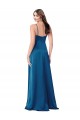 Cheapest Cowl Neck Salky Satin Prom Dress