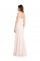 Cheapest Strapless Crepe Trumpet Prom Dress with Front Slit