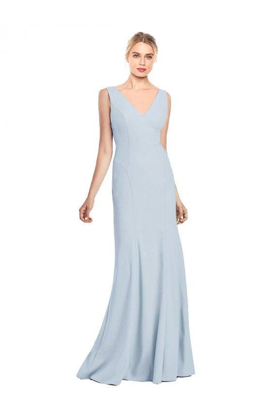 Cheapest Sleeveless Seamed Bodice Trumpet Prom Dress