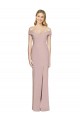 Cheapest Off the Shoulder Criss Cross Back Trumpet Prom Dress
