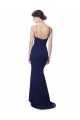 Cheapest Deep V-Neck Spaghetti Straps Mermaid Crepe Prom Dress