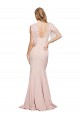 Cheapest Double Bow Full Length Sweetheart Crepe Prom Dress with Tulle Overlay