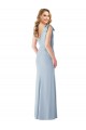 Cheapest V-Back Bow Shoulder Trumpet Prom Dress