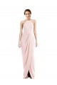 Cheapest Halter Draped Tulip Skirt Maxi Prom Dress