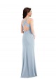 Cheapest Criss Cross Cutout Back Maxi Prom Dress with Front Slit