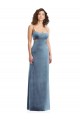 Cheapest Spaghetti Strap Long Full Length Velvet Maxi Prom Dress